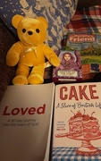 23rd Jan 2024 - Teddy, and reading material.