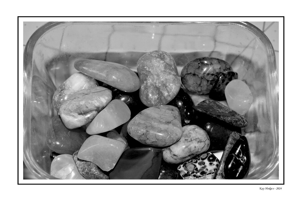 Polished Rocks in BW by kbird61