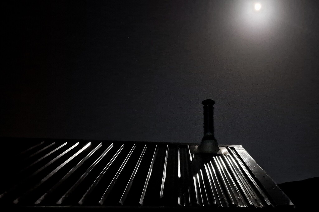 moonlit roof by christophercox