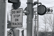 22nd Jan 2024 - Do Not Stop on Tracks