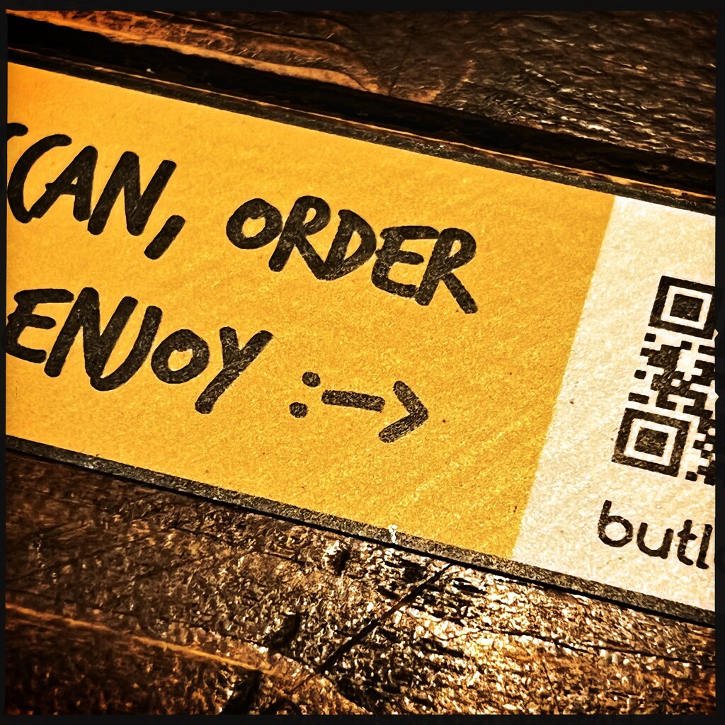 Scan, order, enjoy :-> by mastermek