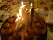 27th Jan 2010 - Birthday Cake and Candles Lit