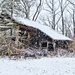 Abandoned barn defies the snow by ggshearron