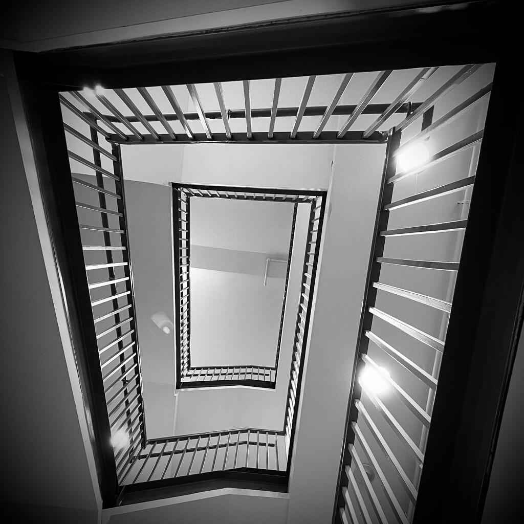Up the Stairwell by rickaubin
