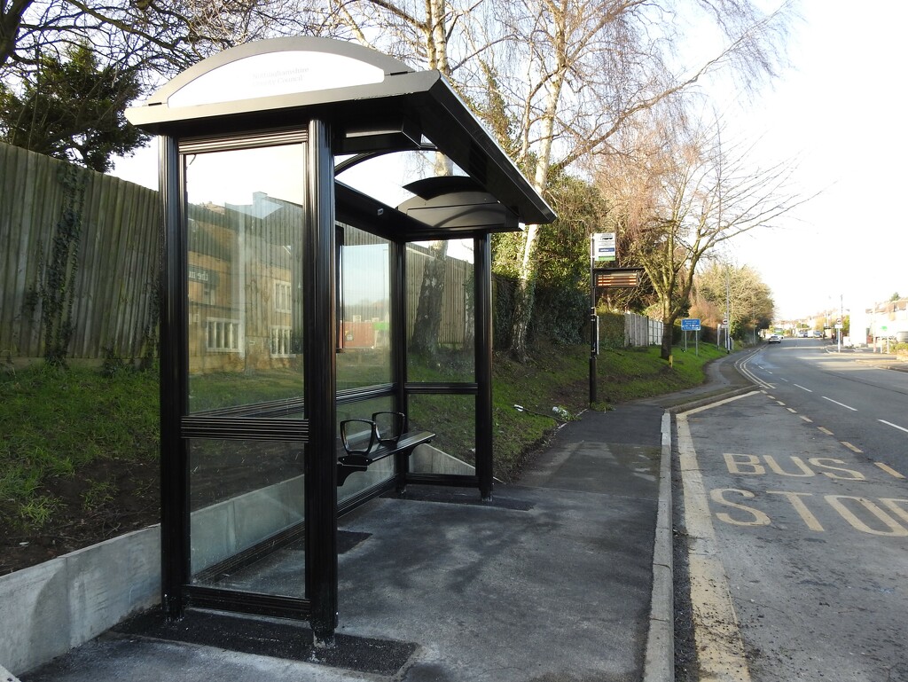 New Bus Shelter by oldjosh