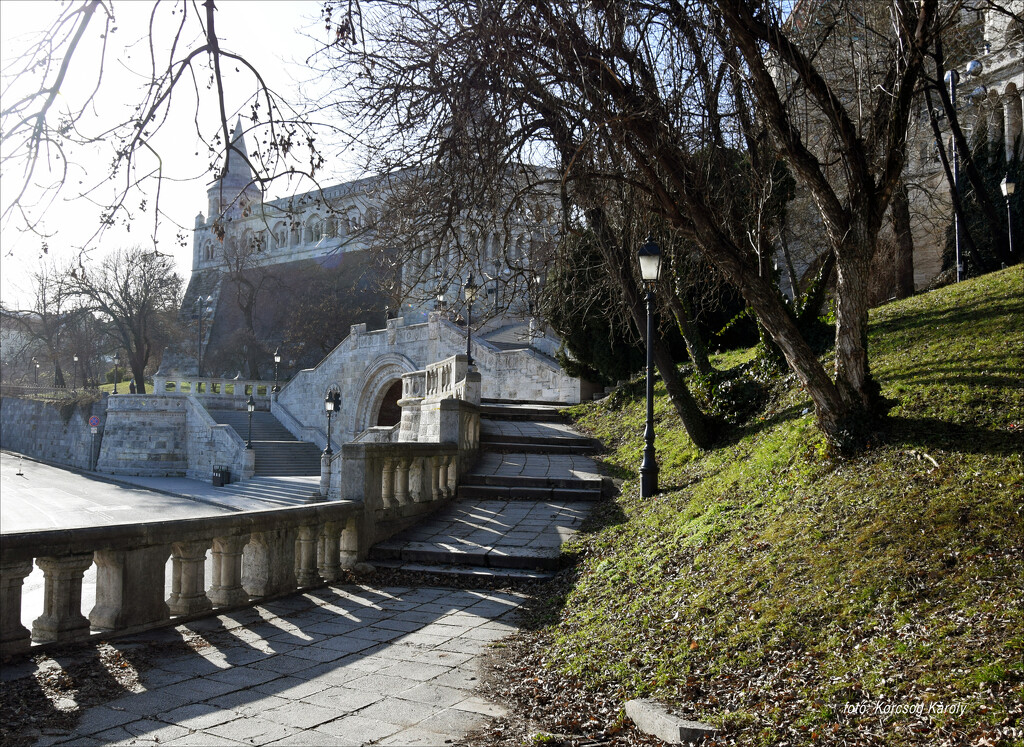 Head to the Fisherman's Bastion by kork