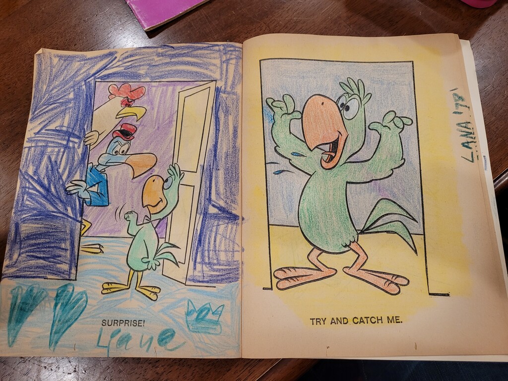 Old coloring book by scoobylou