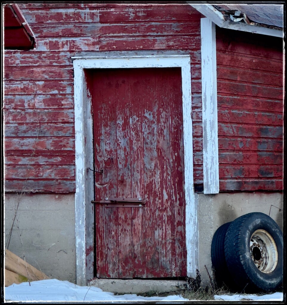 The Side Door and the Tire by eahopp