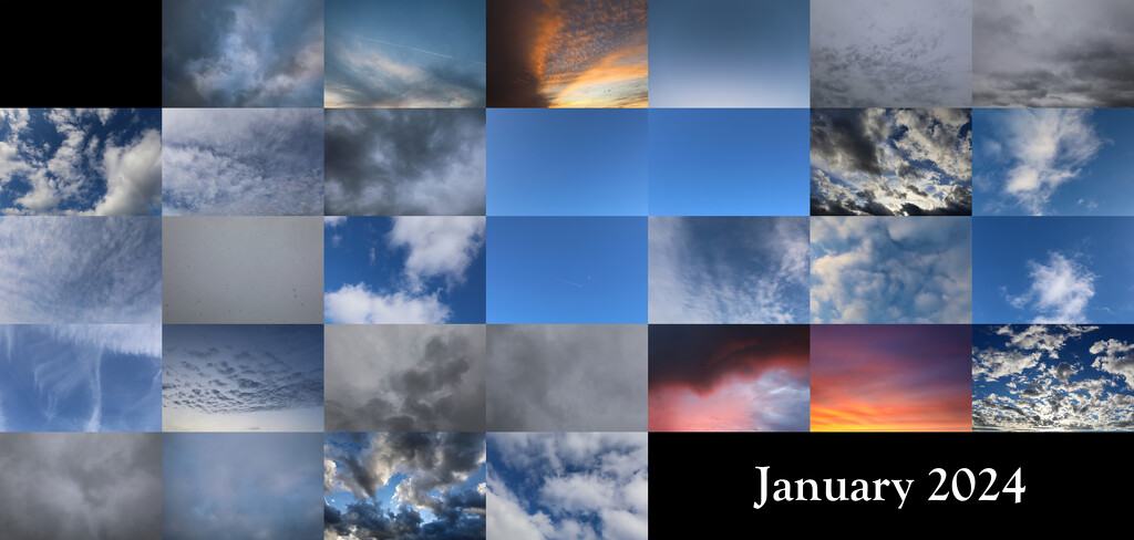 January 2024 Daily Sky by ryanjasonphotography