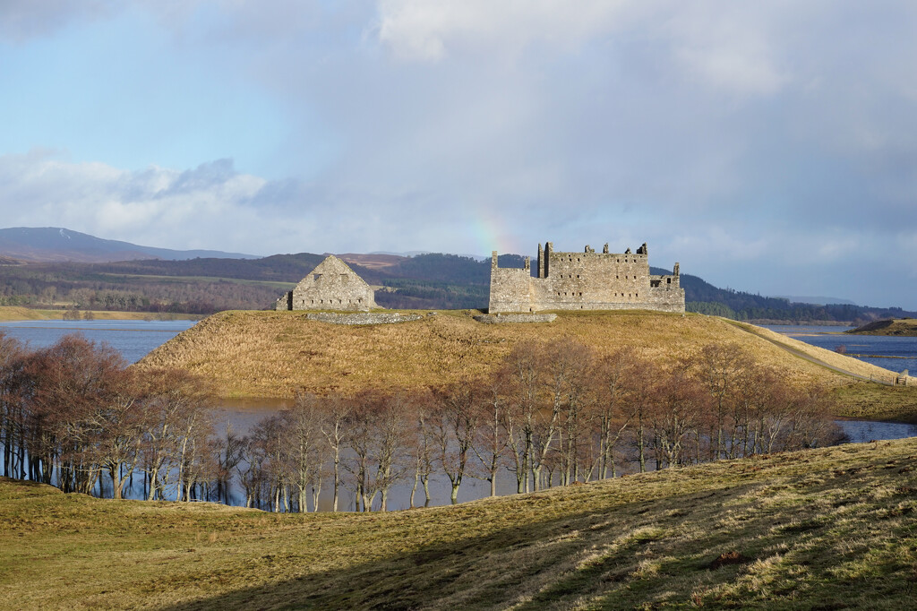 Ruthven Barracks - with a flooded moat! by valpetersen