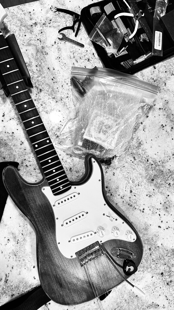 Anything B&W 34/60- guitar setup day by i_am_a_photographer