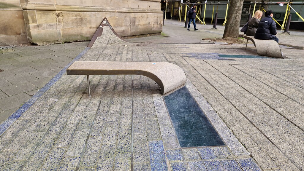 That's one way to make a bench out of concrete! by bunnymadmeg