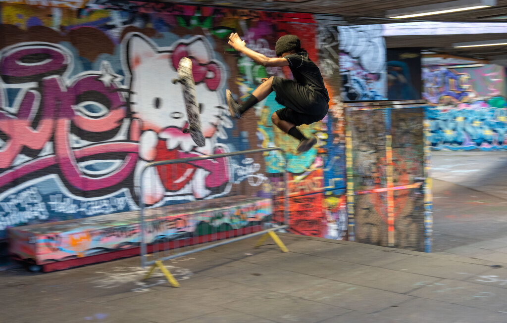 South Bank Skate park, London by clifford