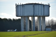 2nd Feb 2024 - A water tower and an airplane