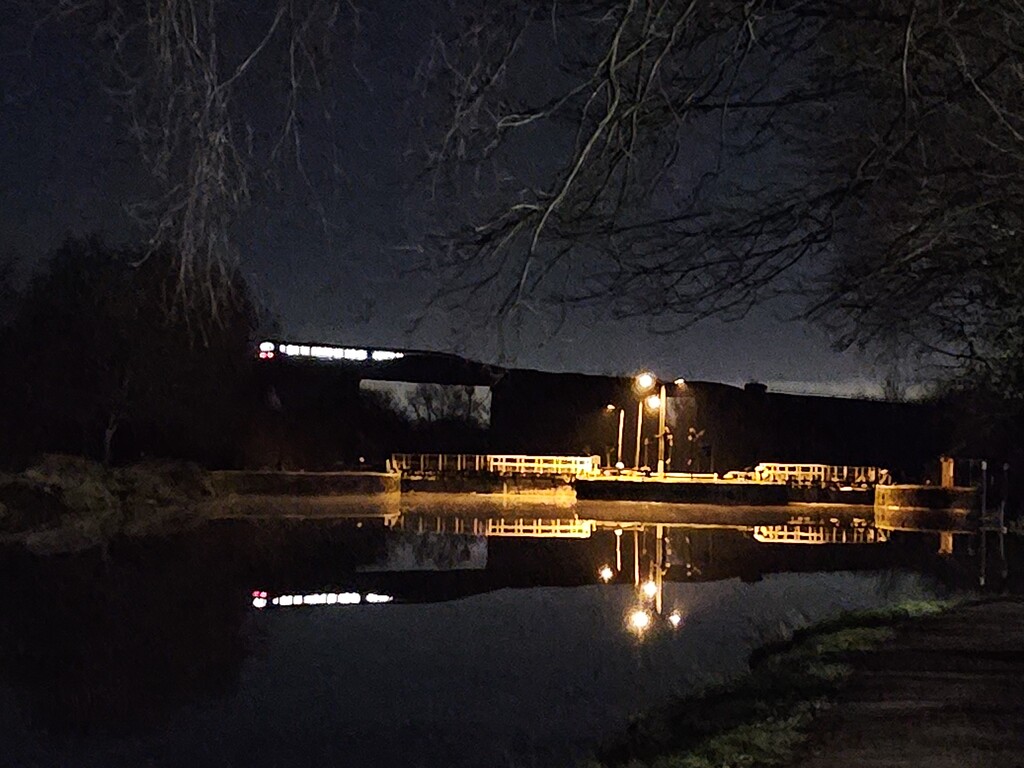 Train over locks by kathryn54