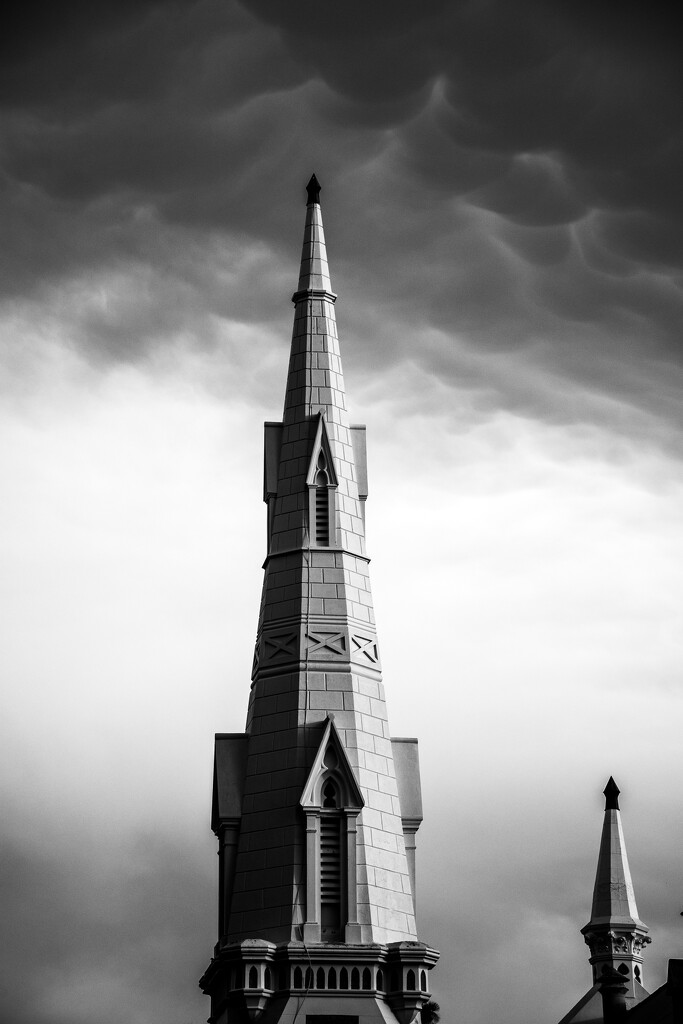 Steeple St. Andrews Church, 11th St. by nannasgotitgoingon