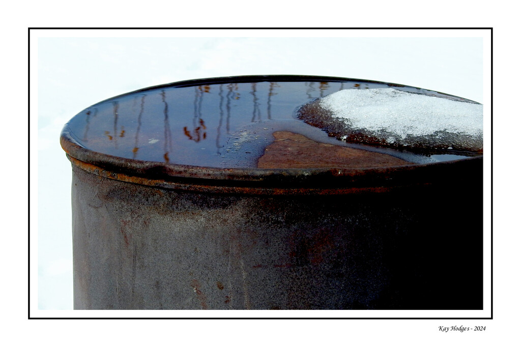 Rusty Barrel Reflection by kbird61