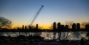 8th Feb 2024 - Sunrise crane