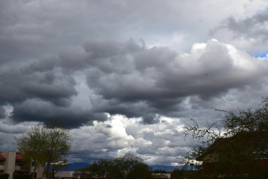2 7 Clouds over Fountain Hills by sandlily