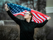 9th Feb 2024 - Sarah American Flag