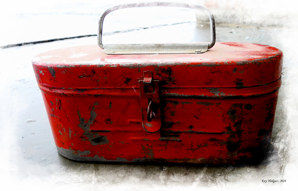 Red Metal Box by kbird61