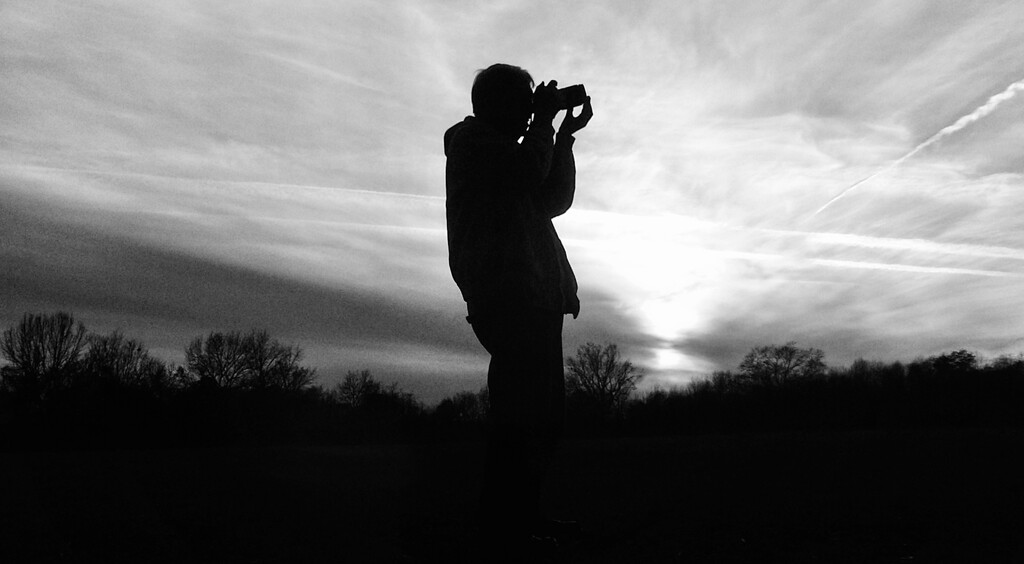 Silhouette of photographer... by thewatersphotos