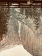6th Feb 2024 - Rain on reflection of Yosemite Falls