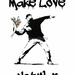 BANKSY Make Love Not War by bronches