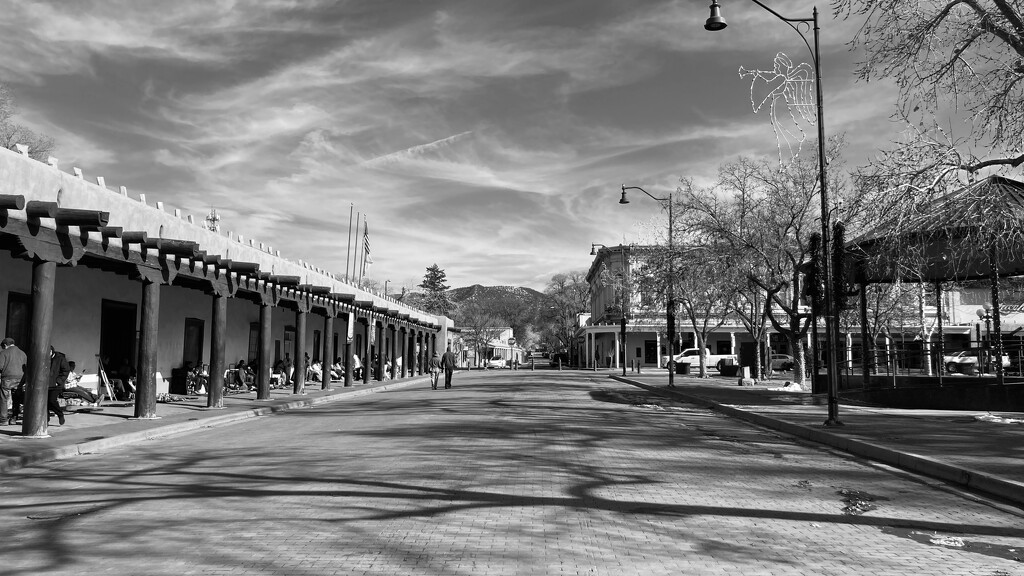 Santa Fe streetscape by jgcapizzi