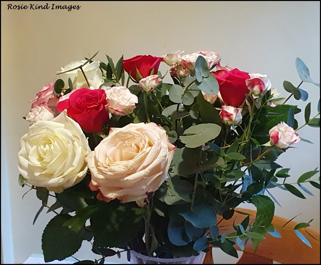 Valentine flowers by rosiekind