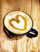 14th Feb 2024 - Coffee heart 