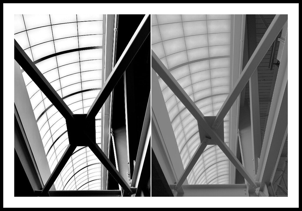 Rec Center skylight in BW by mcsiegle