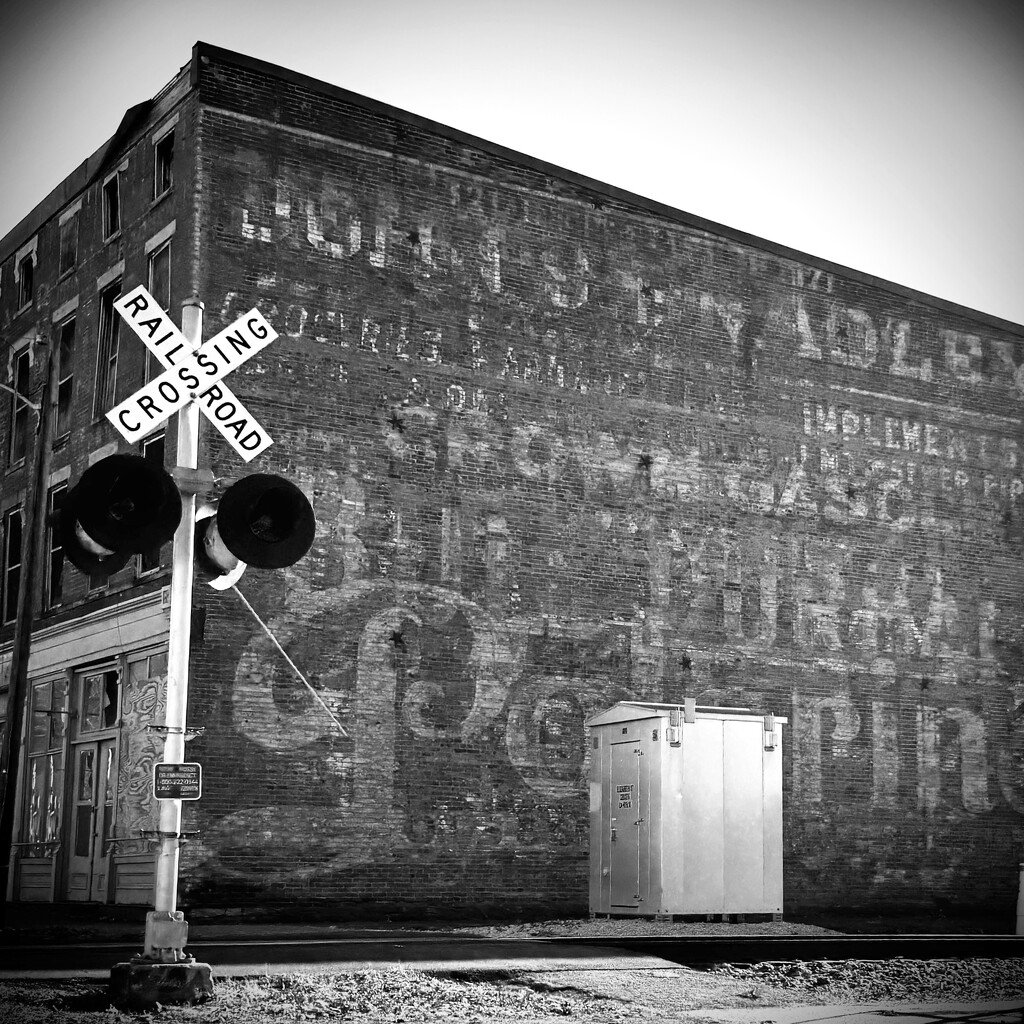 Ghost Sign | Black & White by yogiw