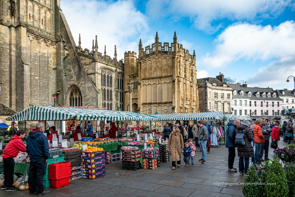 The Market Place in Cirencester by nigelrogers