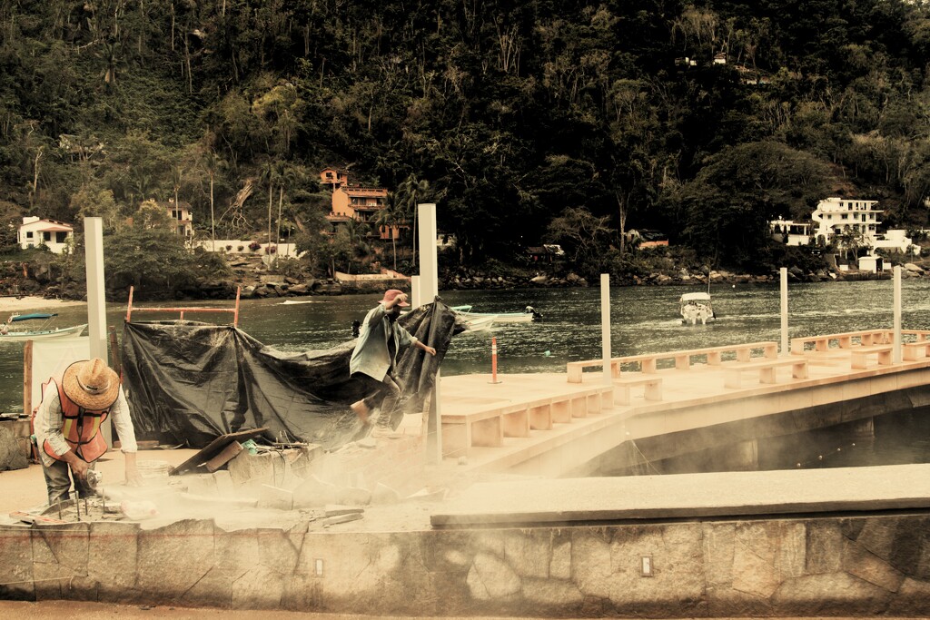 Boca de Tomatlan pier today by jerzyfotos