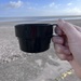 Morning coffee at the beach by elainea