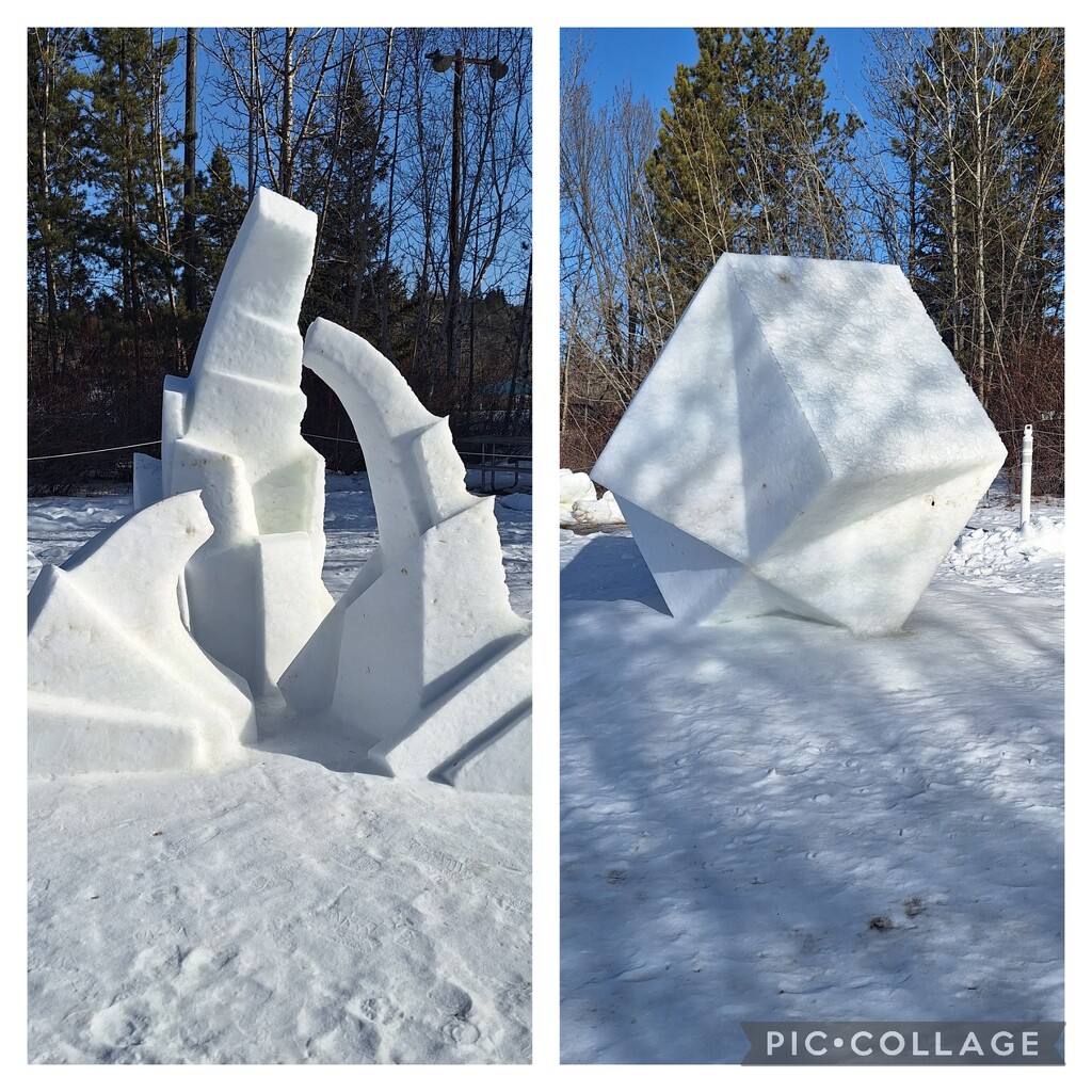 Abstract Snow  Sculptures by bkbinthecity