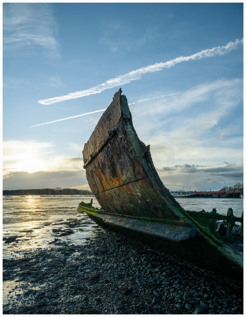 Portchester Shipwreck  by paulwbaker