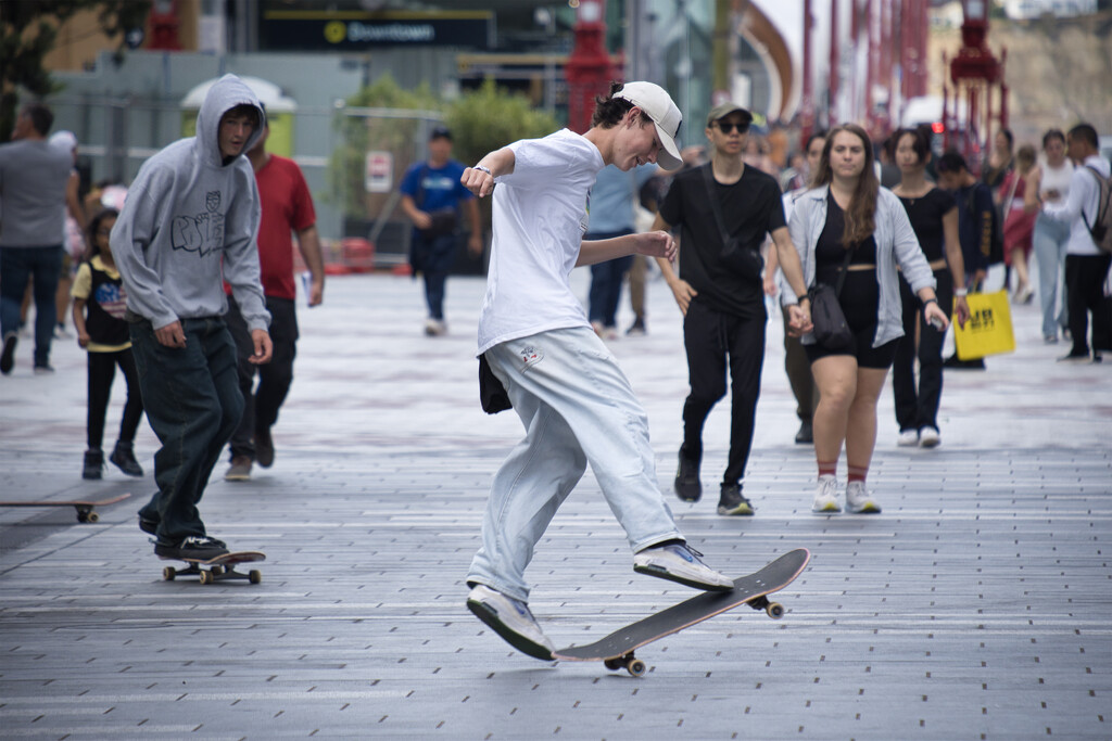 Skateboarders by dkbarnett