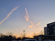 15th Feb 2024 - Clouds? Or airplane?