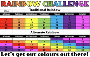 26th Feb 2024 - Rainbow Challenge for March