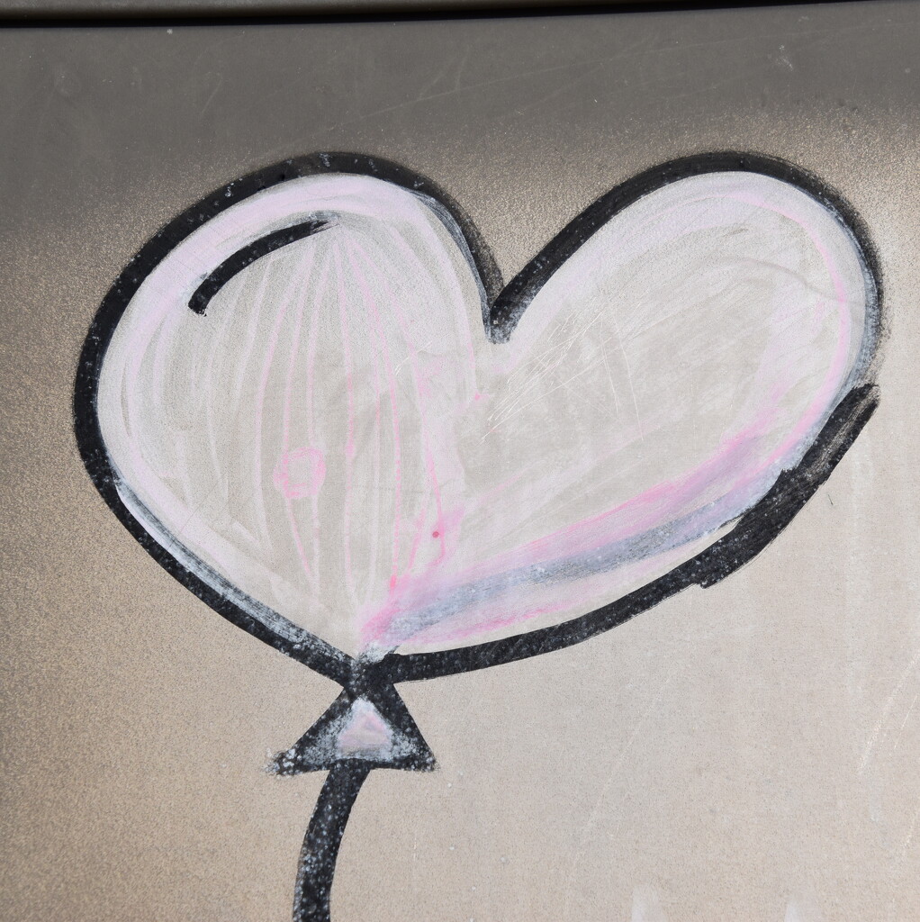 Balloon Heart Art by genealogygenie