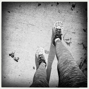 26th Feb 2023 - Walking Shoes | Black & White