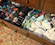 17th Feb 2024 - Finally claimed one of his drawers for my socks