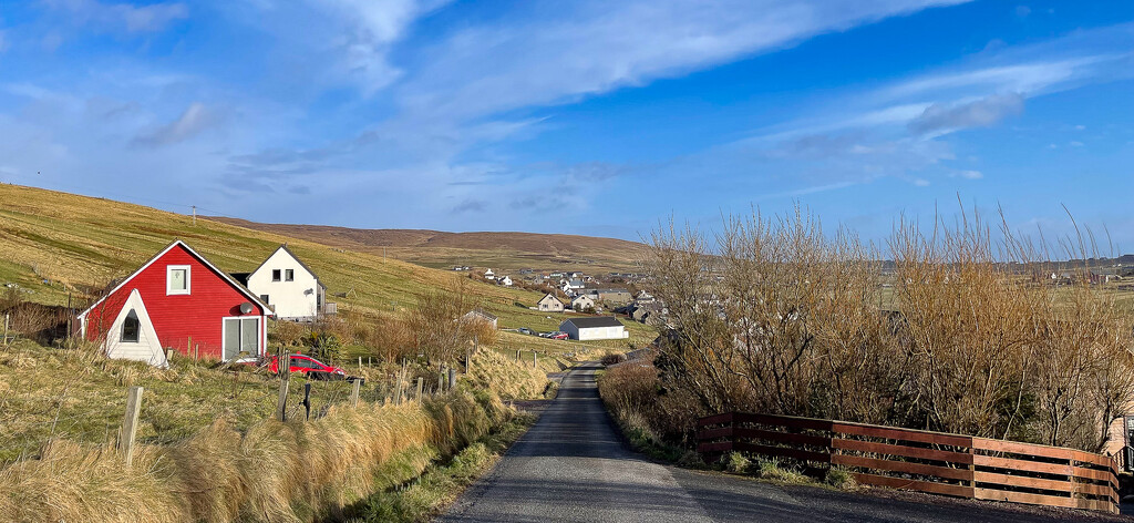 Down the Hoswick Road by lifeat60degrees