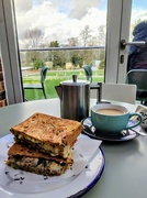 1st Mar 2024 - Haggis toastie with a view 