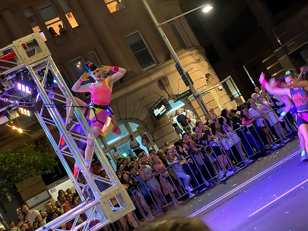 Sydney Gay and Lesbian Mardi Gras parade.  by johnfalconer