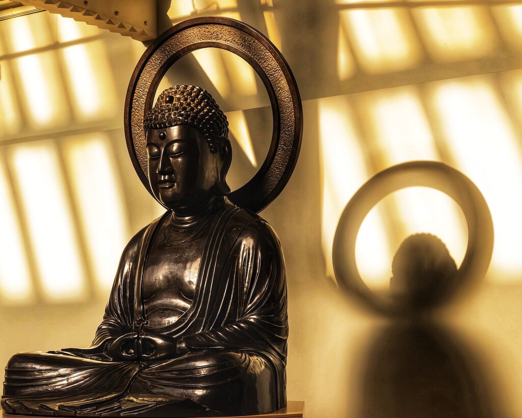 The Buddha and his shadow….. by billdavidson