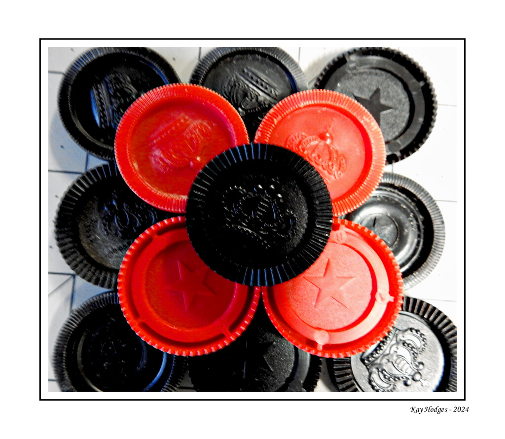Black and Red Checkers by kbird61