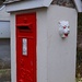 Cat-like royal mail box by ajisaac